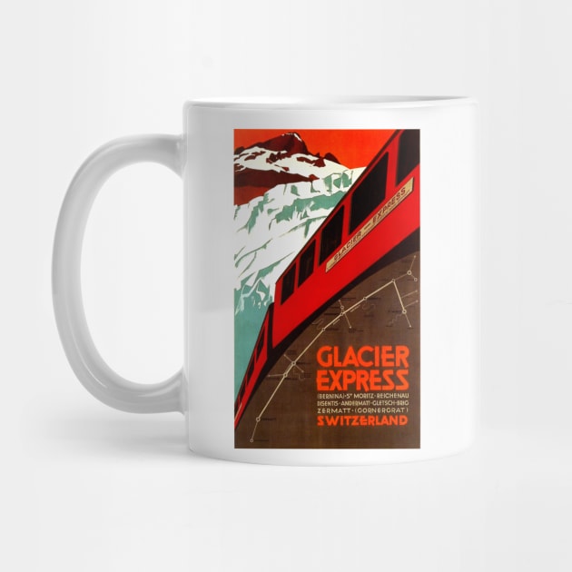 Vintage Travel - Glacier Express by Culturio